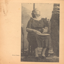 Program for the theatrical production, Contigo pan y cebolla