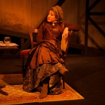 Photographs of the production, "La noche de las tríbadas"