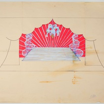 Set design for the production, "Latin Fire"