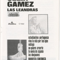 Program for the production, "Las Leandras" (The Leandras)