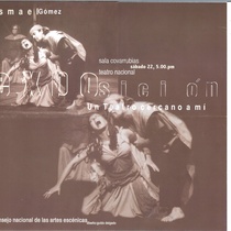 Flyer for the exhibit, Ismael Gómez: Un teatro cercano a mi