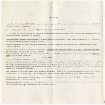 Program for the theatrical production, Así es (si así os parece)