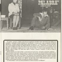 Souvenir Program, Teatro Las Máscaras (1976)