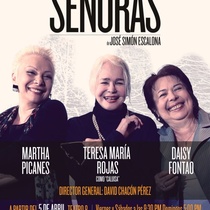 Poster for the theatrical production, Señoras