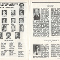 Playbill for the theatrical production, Mundo de Cristal