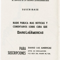 Program for the production, "Las Leandras" (The Leandras)