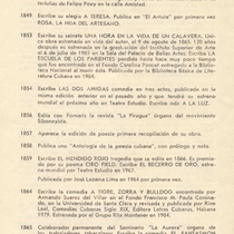 Program for the theatrical production, "La escuela de los parientes"