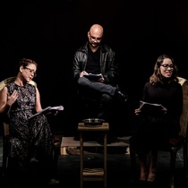 Photograph of the Reading, "Ifigenia Inmóvil"