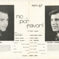 Program for the production, "¡No…, por favor!" (No...please!)