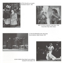 Photographs of the book "Las Mujeres: Hispanic Women in the Performing Arts"