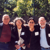 René Buch, María Irene Fornés, Adria Santana, and Abelardo Estorino in California