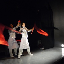 Photograph of the production, "Por el monte carulé"