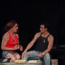 Photograph of a Rehearsal, "Talco, un drama de tocador"