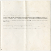 Program for the theatrical production, Así es (si así os parece)