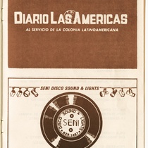 Program for the theatrical production, Santa Camila de la Habana Vieja