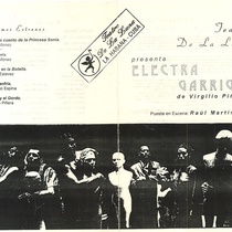 Program for the production, "Electra Garrigó" 1997