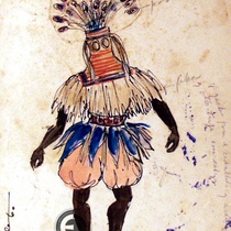 Designs for the ballet, La Rebambaramba