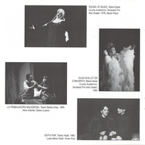 Photographs of the book "Las Mujeres: Hispanic Women in the Performing Arts"