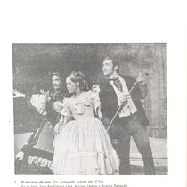 Information leaflet about the history of the "Grupo Teatro Estudio"