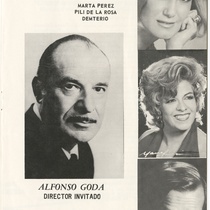 Program for the production, "Festival Federico Moreno Torroba"