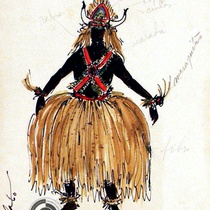 Designs for the ballet, La Rebambaramba