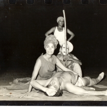 Photograph of the theatrical production, Obba y Changó