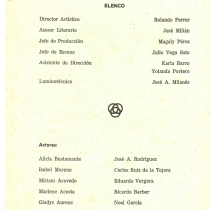 Program for the production, "Entremeses japoneses"