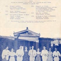 Pamphlet for the "Seminario de Artes Dramáticas" at the Universidad de La Habana