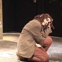 Photographs of the theatrical production, El enano en la botella