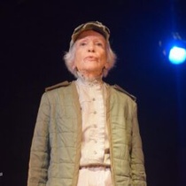 Photographs of Veronica Lynn in the theatrical production, Frijoles colorados