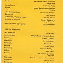 Program for the theatrical production, Cyrano de Bergerac