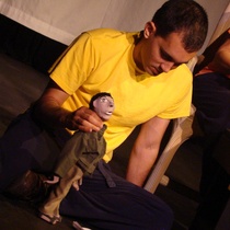 Photographs of the staged reading, El príncipe y el mar