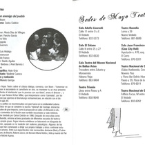 Program for Mayo Teatral 2006