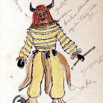 Designs for the ballet, La Rebambaramba