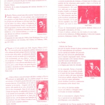 Program for the theatrical production, Electra Garrigó