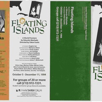 Flyer for the theatrical production, Floating Islands