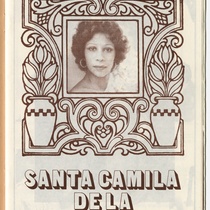 Program for the theatrical production, Santa Camila de la Habana Vieja