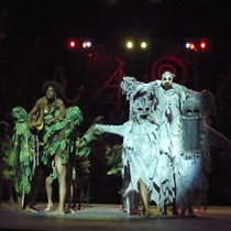 Photographs of the theatrical production, María Antonia