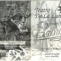 Program for the production "La boda"