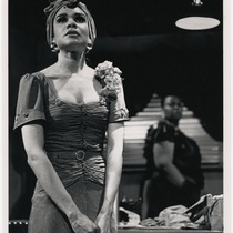 Jill Romero (Rita) and Jannis Warner (Bessie) in the theatrical production, Rita and Bessie