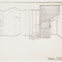 Set design of a house interior