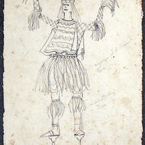 Costume sketches for the production, Ciclo de música popular