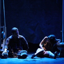 Photograph of a Rehearsal, "Talco, un drama de tocador"