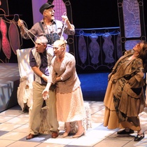 Gerardo RIverón, Isabel Moreno, Julio Rodríguez, Maribel Barrios in "El No"  