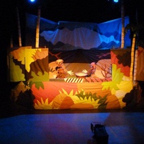 Photograph of the theatrical production, Romance en Charco Seco