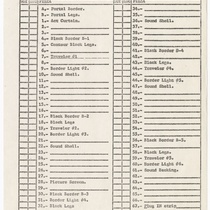 Forms labeled, "Dade County Rail"