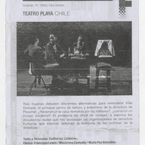 Program for the production "Villa"