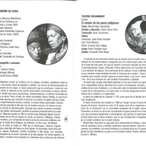 Program for Mayo Teatral 2006