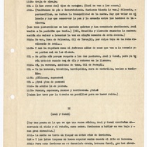 Typescript for the production, "Caído se le ha un clavel"