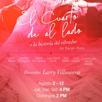 Poster for the production, El cuarto de al lado,